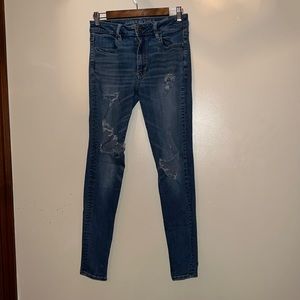 American Eagle Outfitters Super Stretch Womens size 8 Jeans Hi-Rise Jeggings